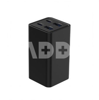 Gembird Universal charger 65W GaN 2xUSB-A 2xUSB-C fast charger black
