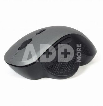 Gembird Wireless Optical mouse MUSW-6B-02-BG  USB, Black-Spacegrey