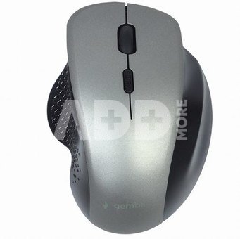 Gembird Wireless Optical mouse MUSW-6B-02-BG  USB, Black-Spacegrey