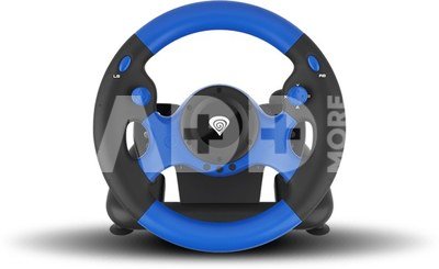 Genesis Seaborg 350 driving wheel, Black/Blue, Wired