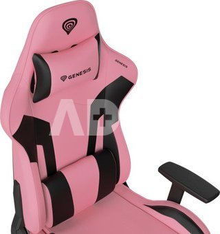 Genesis Gaming Chair Nitro 720 Backrest upholstery material: Eco leather, Seat upholstery material: Eco leather, Base material: Metal, Castors material: Nylon with CareGlide coating | Black/Pink