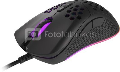 Genesis Gaming Mouse Krypton 555 Wired, 8000 DPI, USB 2.0, Black