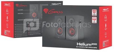 Genesis Helium 200 Gaming Speakers, 4 Ω, Black