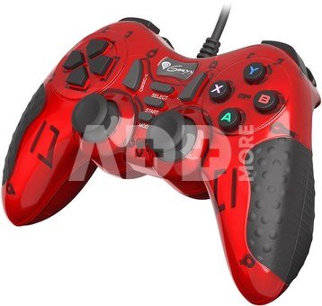 GENESIS Mangan 200 Gamepad, Red, Wired