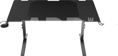 Genesis | Modular Gaming Desk | Holm 140 RGB | Anthracite Black
