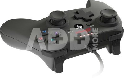 GENESIS P58 Gamepad for PS3/PC, Black, Wired