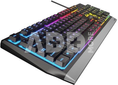 Genesis Rhod 300 RGB Gaming keyboard, RGB LED light, US, Black, Wired