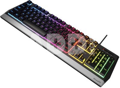 Genesis Rhod 300 RGB Gaming keyboard, RGB LED light, US, Black, Wired