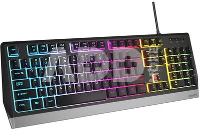 Genesis Rhod 300 RGB Gaming keyboard, RGB LED light, US, Black, Wired