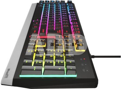 Genesis Rhod 300 RGB Gaming keyboard, RGB LED light, US, Black, Wired