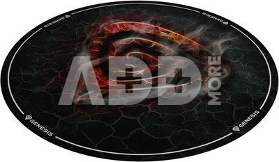 Genesis Tellur 400 Round Lava Floor Mat | Black