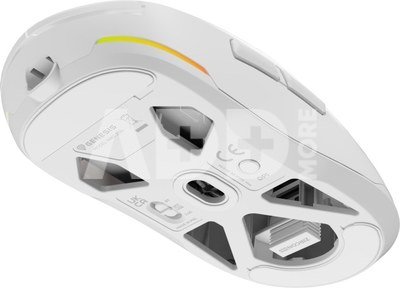 Genesis Zircon 660 PRO | Wireless/Wired | Gaming Mouse | 2.4 GHz, Bluetooth, USB | White