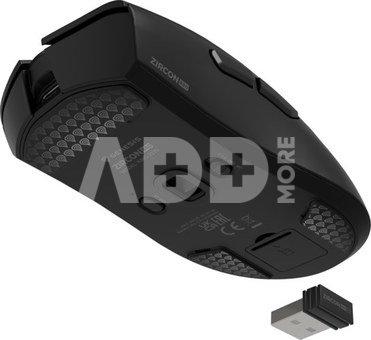Genesis Zircon 880 Gaming Mouse, 12000DPI, Wireless, Black