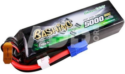 Gens ace G-Tech 5000mAh 14.8V 4S1P 60C Lipo Battery Pack with EC5 Plug-Bashing Series
