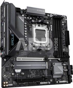 Gigabyte B850M EAGLE WF6E | Processor family AMD | Processor socket AM5 | DDR5 | Supported hard disk drive interfaces SATA, M.2 | Number of SATA connectors 4
