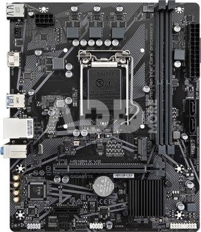 Gigabyte H510M K V2 1.0 M/B Processor family Intel, Processor socket LGA1200, DDR4 DIMM, Memory slots 2, Supported hard disk drive interfaces  SATA, M.2, Number of SATA connectors 2, Chipset Intel H470 Express, Micro ATX
