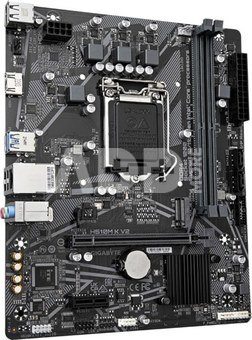 Gigabyte H510M K V2 1.0 M/B Processor family Intel, Processor socket LGA1200, DDR4 DIMM, Memory slots 2, Supported hard disk drive interfaces  SATA, M.2, Number of SATA connectors 2, Chipset Intel H470 Express, Micro ATX