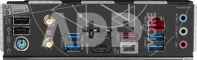 Gigabyte Z790 EAGLE AX | Processor family Intel | Processor socket LGA1700 | DDR5 DIMM | Supported hard disk drive interfaces SATA, M.2 | Number of SATA connectors 4