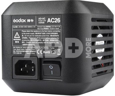 Godox AC26 AC Adapter for AD600 Pro
