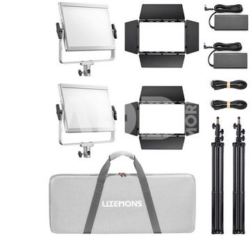 Godox Litemons LP600Bi Bi color LED Light Panel 2 light kit