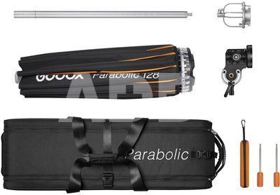 Godox Parabolic Reflector Zoom Box P128Kit