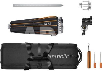 Godox Parabolic Reflector Zoom Box P68Kit