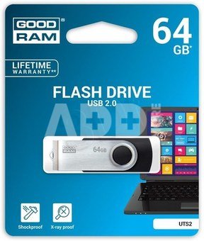 GOODRAM UTS2 USB 2.0 64GB Black
