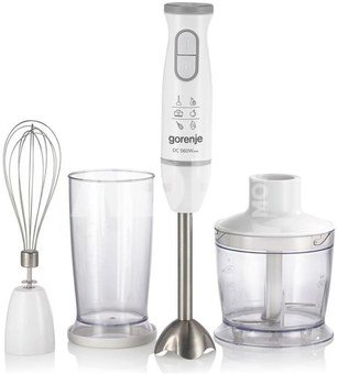 Gorenje | Blender | HBC564QW | Hand Blender | 560 W | Jar material Plastic | Jar capacity 0.5 L | Chopper | White
