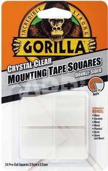 Gorilla tape Mounting Tape Squares 24pcs