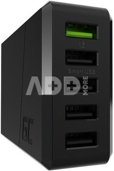 Green Cell Green Cell GC ChargeSource 5 5xUSB 52W charger with fast charging Ultra Charge and Smart Charge