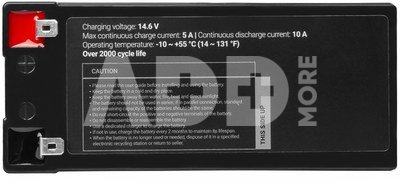 Green Cell LiFePO4 battery 12V 12,8V 10Ah