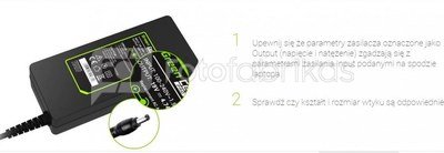 Green Cell Power Supply PRO 18.5V 3.5A 65W do HP 250 G1 255 G1