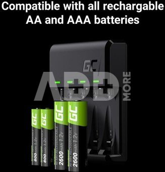 Green Cell GC VitalCharger for AA/R6 AAA/R03 Ni-MH batteries