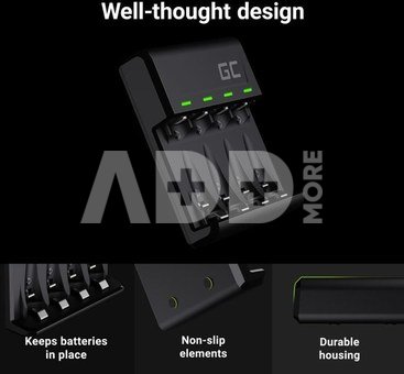 Green Cell GC VitalCharger for AA/R6 AAA/R03 Ni-MH batteries