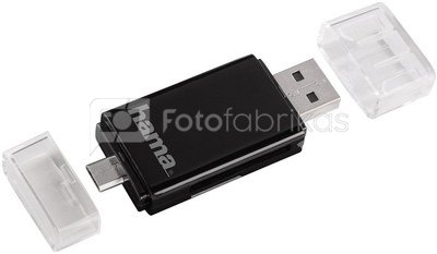 Hama 2in1 USB 2.0 / OTG Card Reader SD/microSD 54130