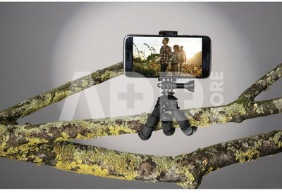 Hama Mini-tripod flex 2in1 14 cm black