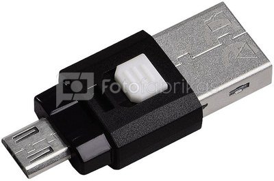 Hama USB 2.0 / OTG Card Reader for Smartphone / Tablet microSD