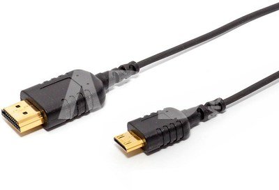 HDMI TO Mini HDMI ultra thin flixible 4K cable, 80CM