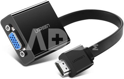 HDMI to VGA Adapter UGREEN MM103, 25cm (black)