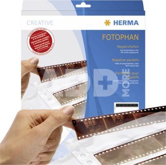 Herma Negative pockets PP clear 100 Sheets/4-Strips 7768