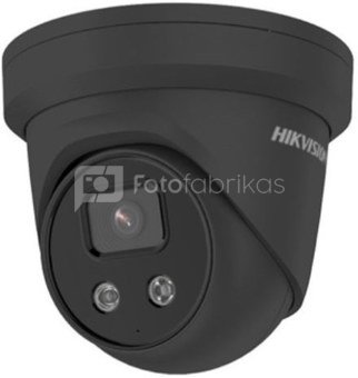 Hikvision IP Dome Camera DS-2CD2346G2-IU Dome, 4 MP, F2.8, IP66, H.265 +, Black, AcuSense / Darkfighter technologies, 256 GB, 103 °