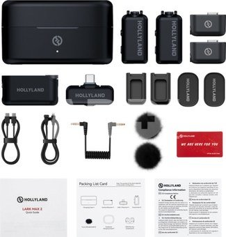 Hollyland LARK MAX 2 Combo with Camera RX + USB-C RX
