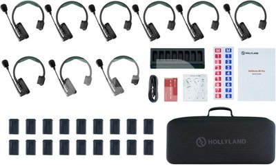 Hollyland Solidcom SE Pro- 9 Person Noise Cancelling Headset Intercom