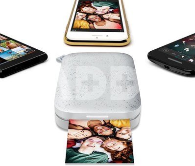 HP photo printer Sprocket 200, luna pearl