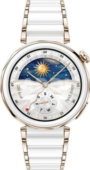 Huawei Watch GT 5 Pro 42 мм, золотистый/белый