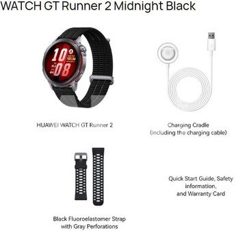 Huawei Watch GT Runner 2, midnight black