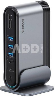 Hub Baseus UnionJoy 17-Port (USB-C to HDMI+DP+USB+PD+PC+RJ45+SD/TF+3.5mm+DC）