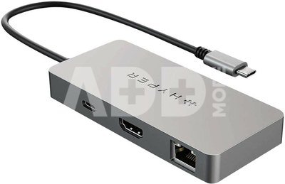 Hyper | HyperDrive WWCB 5-in-1 Hub | Ethernet LAN (RJ-45) ports 1 | HDMI ports quantity 1