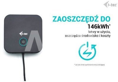 i-tec Docking Station USB-C HDMI Dual DP Docking Station Power Delivery 100 W + i-tec Universal Charger 100 W
