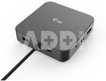 i-tec Docking Station USB-C HDMI Dual DP Docking Station Power Delivery 100 W + i-tec Universal Charger 100 W